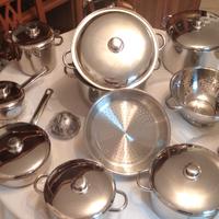 Batteria di pentole "Porcellana Bianca"