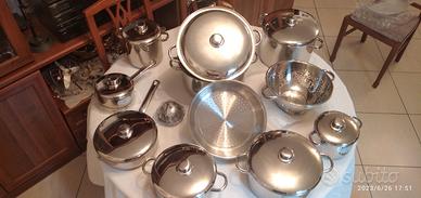 Batteria di pentole "Porcellana Bianca"