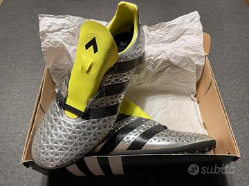 NUOVE SCARPE CALCETTO ADIDAS 43 1/3 ACE SILVER