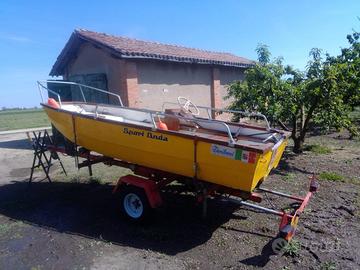 Barca in vetroresina 4mt