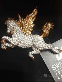 Swarovski, spilla Pegaso