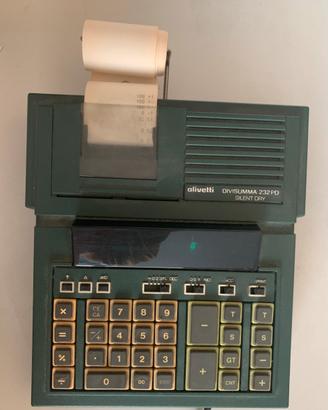 Calcolatrice Olivetti Divisumma 232 PD Silent Dry