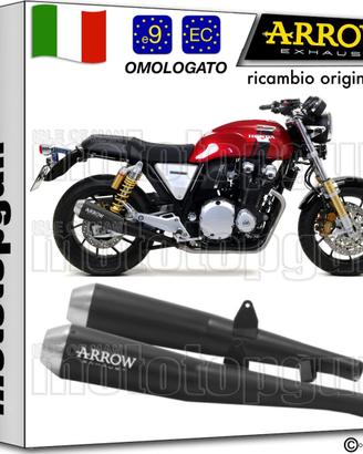 Scarico Arrow Pro-Racing Dark doppio omologato
