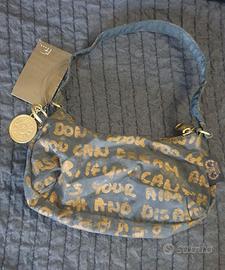 Pochette Kipling vintage grigio/oro