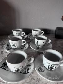Set 6 tazzine Lavazza + piattino