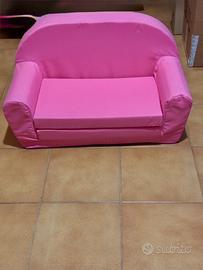 Divano per bambini rosa