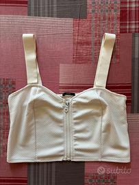 Top bianco Tezenis taglia M