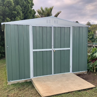 Box deposito giardino in Acciaio 327x269cm verde