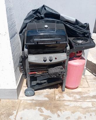 barbeque a gas e con cottura Australiana 