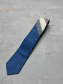 Cravatta in seta elegante fantasia Uomo