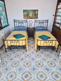 letto in ferro battuto 