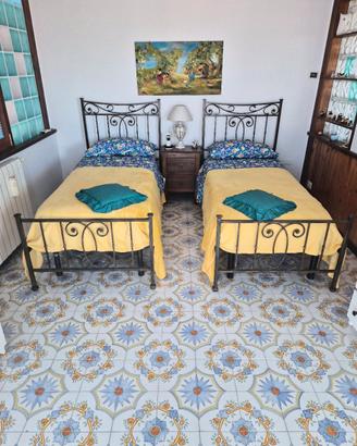 letto in ferro battuto 