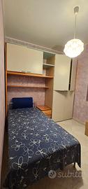 Cameretta a ponte completa con letto e libreria