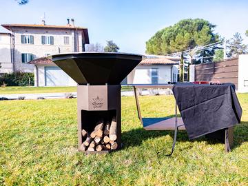 Barbecue a fiamma indiretta Octagon-Giemme Grill