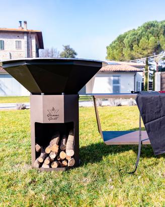 Barbecue a fiamma indiretta Octagon-Giemme Grill
