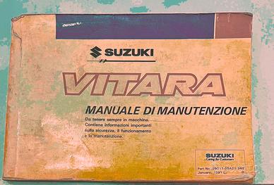 Manuale Suzuki Vitara 1989