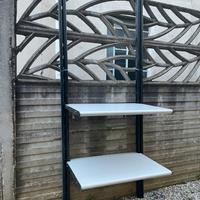 Coppia scaffali regolabili parete forti pesanti