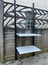 Coppia scaffali regolabili parete forti pesanti