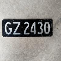 Targa auto storica Nuova Zelanda