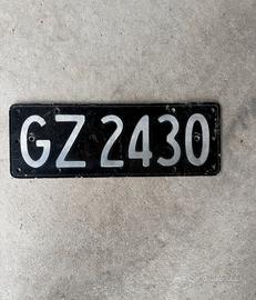 Targa auto storica Nuova Zelanda