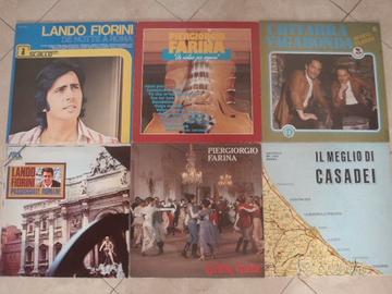 Dischi vinile cantanti italiani