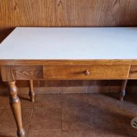 Tavolo artigianale rettangolare legno massello