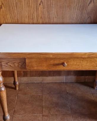 Tavolo artigianale rettangolare legno massello