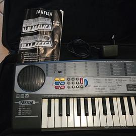 Tastiera Farfisa F406 + alimentatore + custodia