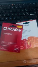 Microsoft 365 (12 mesi) + McAfee LiveSafe (1 anno)