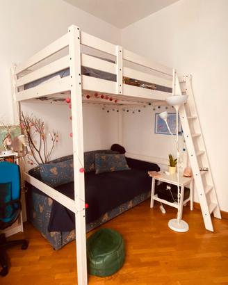 struttura letto a soppalco ikea come nuovo