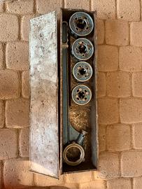 morsa per tubi e kit filettatura per idraulica