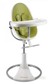 Seggiolone Fresco chrome white/gala green bloom