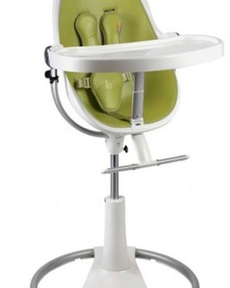 Seggiolone Fresco chrome white/gala green bloom