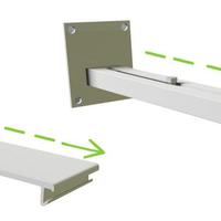 STAFFE DISTANZIALI SLIM/MOT 40-60 - CM per schermi