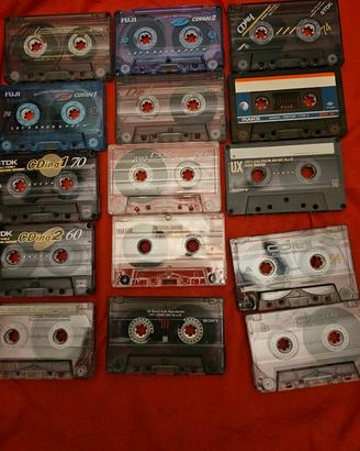 50 musicassette usate di varia durata