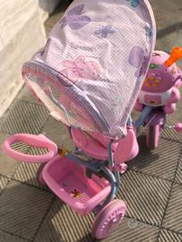 Bicicletta da bambina con manico