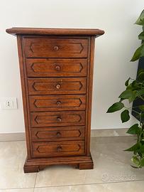 Cassettiera in legno noce nazionale