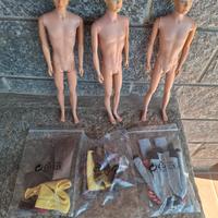 LOTTO INDIVISIBILE KEN E VESTITI ANNI 60 ORIGINALE