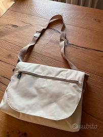 BORSA IN TESSUTO BEIGE