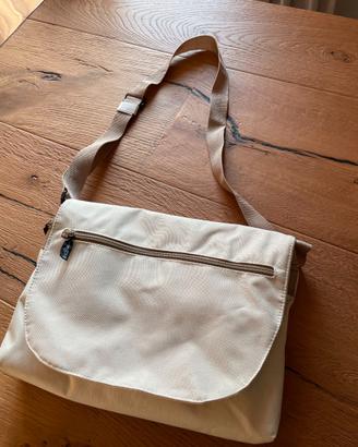 BORSA IN TESSUTO BEIGE