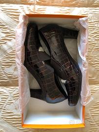 Scarpe eleganti con tacco vera pelle - Taglia 36