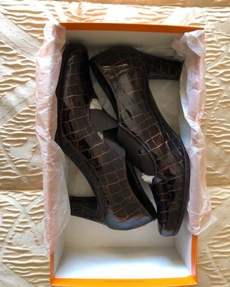 Scarpe eleganti con tacco vera pelle - Taglia 36