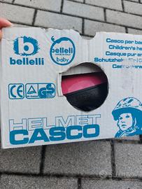 casco bambina bici bellelli misura 48/53