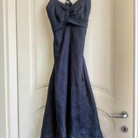 vestito lungo in lino