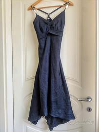 vestito lungo in lino