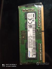 ram ddr4 sodim 4 gb samsung per laptop