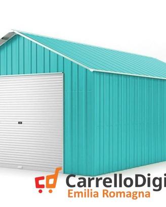 Baracca cantiere 438x724 con saracinesca azzurro