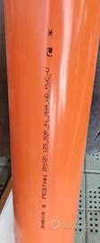 tubo in pvc per scarichi arancione