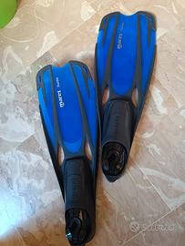 pinne snorkeling Mares fluida blu