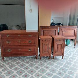 Camera da letto Liberty anno 1910.